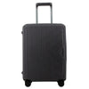 Pierre Cardin Cannes Clip Hard Shell Trolley Bag - Charcoal & Orange