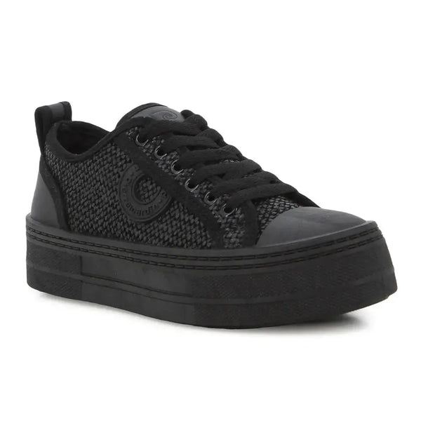Pierre Cardin Canvas Sneaker - Black