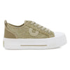 Pierre Cardin Canvas Sneaker - Taupe