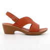 Pierre Cardin Caramelo Block Heel - Orange