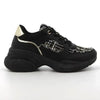 Pierre Cardin Carina 3 Chunky Sole Sneaker - Black