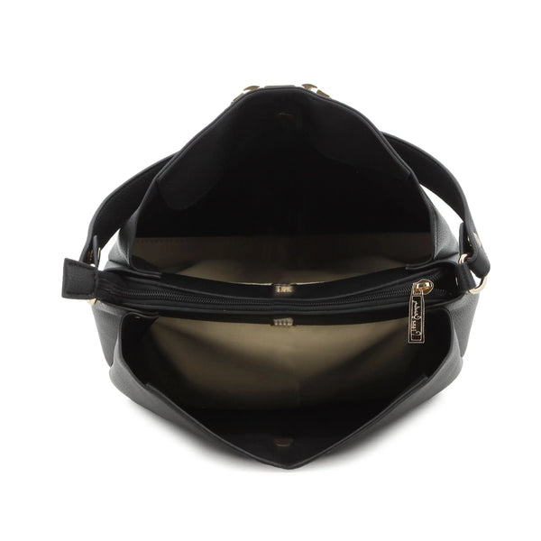 Pierre Cardin Clair Shoulder Bag - Black