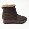 Pierre Cardin Claudia Eskimo Fur Collar Bootie - Chocolate-Pierre Cardin-Buy shoes online