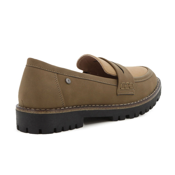 Pierre Cardin Colour Loafer - Olive Beige