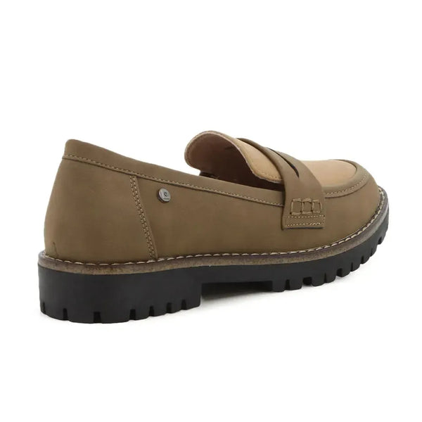 Pierre Cardin Colour Loafer - Olive Beige