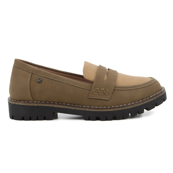 Pierre Cardin Colour Loafer - Olive Beige