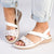 Pierre Cardin Delice Velcro Strap Sandal - White-Pierre Cardin-Buy shoes online