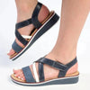 Pierre Cardin Denna Sandal - Blue