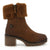 Pierre Cardin Dente Short Fur Collar Boot - Tan