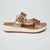 Pierre Cardin Dory Slip On Flower Sandals - Gold-Pierre Cardin-Buy shoes online