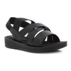 Pierre Cardin Elastic Sandal - Black