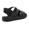 Pierre Cardin Elastic Sandal - Black