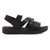 Pierre Cardin Elastic Sandal - Black