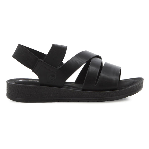 Pierre Cardin Elastic Sandal - Black