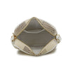Pierre Cardin Elisse Straw Canvas Crossbody Bag - White