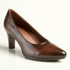 Pierre Cardin Elodie Court Heel - Dark Brown-Pierre Cardin-Buy shoes online