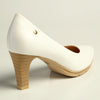 Pierre Cardin Elodie Court Heel - White-Pierre Cardin-Buy shoes online