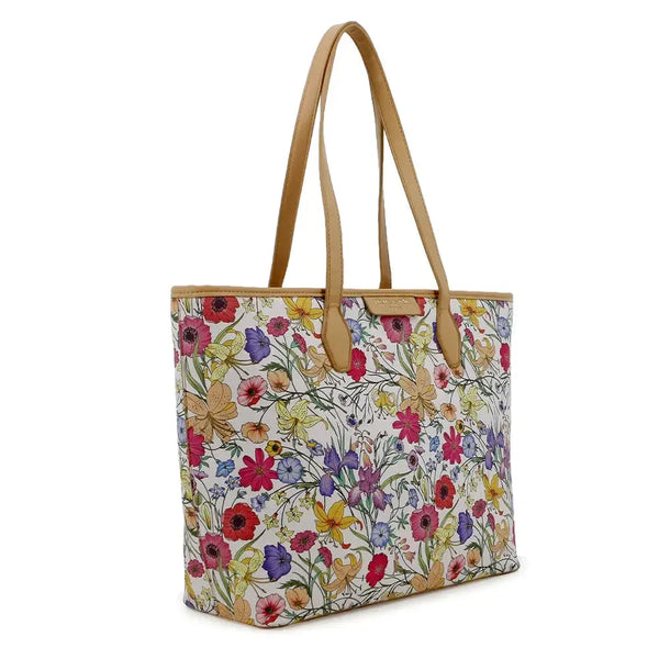 Pierre Cardin Elodie Floral Tote - Beige Floral