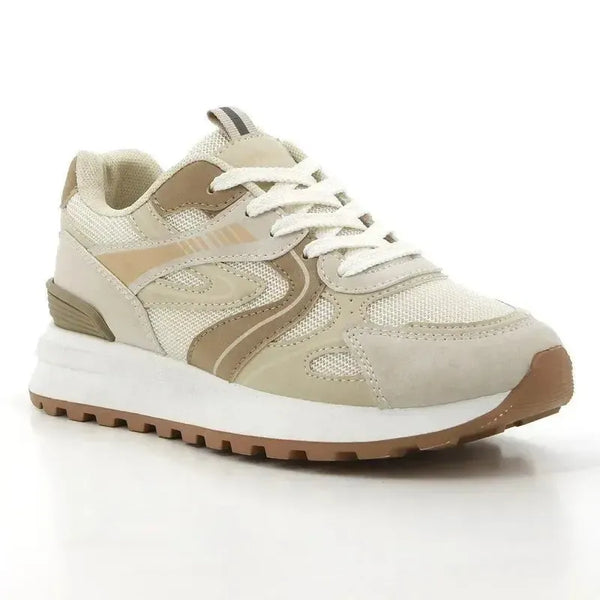 Pierre Cardin Eloise 1 Sneaker - Beige Multi