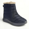 Pierre Cardin Eskimo Fur Collar Ankle Boot - Navy-Pierre Cardin-Buy shoes online