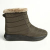 Pierre Cardin Eskimo Fur Collar Ankle Boot - Olive-Pierre Cardin-Buy shoes online