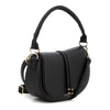 Pierre Cardin Estee Saddle Bag - Black