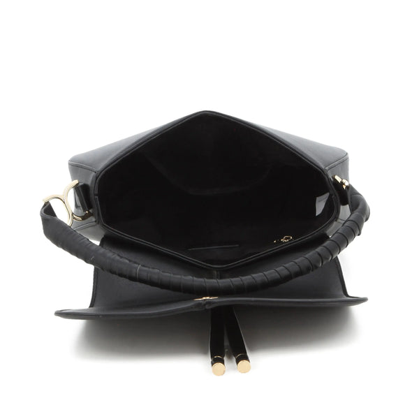 Pierre Cardin Estee Saddle Bag - Black