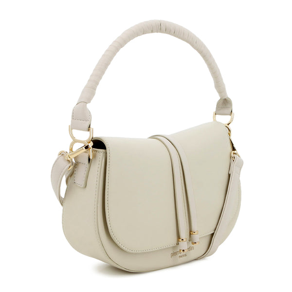 Pierre Cardin Estee Saddle Bag - Cream