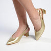 Pierre Cardin Filipa Slingback Heels - Gold-Pierre Cardin-Buy shoes online