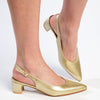 Pierre Cardin Filipa Slingback Heels - Gold-Pierre Cardin-Buy shoes online