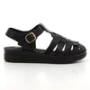 Pierre Cardin Fisherman Sandal - Black