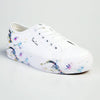 Pierre Cardin Fleurs 2 lace up sneaker - White Floral-Pierre Cardin-Buy shoes online