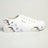 Pierre Cardin Fleurs 2 lace up sneaker - White Floral-Pierre Cardin-Buy shoes online