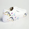 Pierre Cardin Fleurs 2 lace up sneaker - White Floral-Pierre Cardin-Buy shoes online