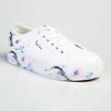 Pierre Cardin Fleurs 2 lace up sneaker - White Floral-Pierre Cardin-Buy shoes online