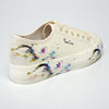 Pierre Cardin Fleurs Zoe lace up sneaker - Beige Floral-Pierre Cardin-Buy shoes online