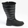 Pierre Cardin Full Length Puff Boot - Black
