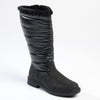 Pierre Cardin Full Length Puff Boot - Black-Pierre Cardin-Buy shoes online