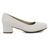 Pierre Cardin Fynn Block Heel Court - White
