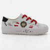 Pierre Cardin Graffiti 4 Sneaker - White Mult