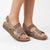 Pierre Cardin Interlace Sandal - Bronze