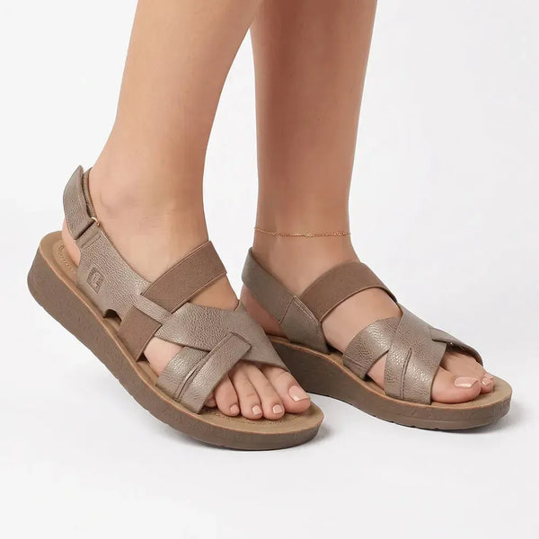 Pierre Cardin Interlace Sandal - Bronze