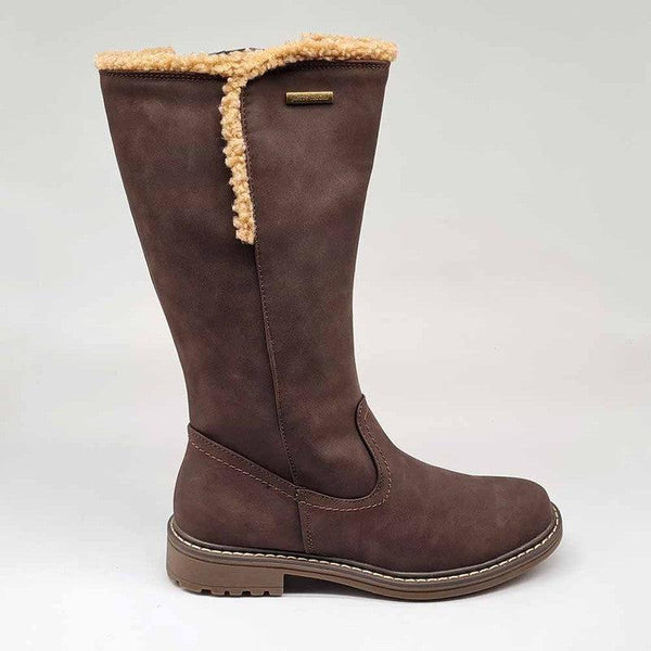Pierre Cardin Jessie 2 Fur Lined Boot - Brown-Pierre Cardin-Buy shoes online