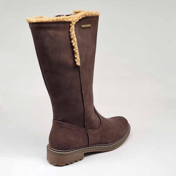 Pierre Cardin Jessie 2 Fur Lined Boot - Brown-Pierre Cardin-Buy shoes online