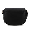 Pierre Cardin Jessie Saddle Crossbody Bag - Black