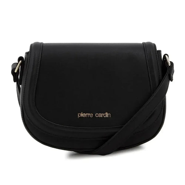 Pierre Cardin Jessie Saddle Crossbody Bag - Black