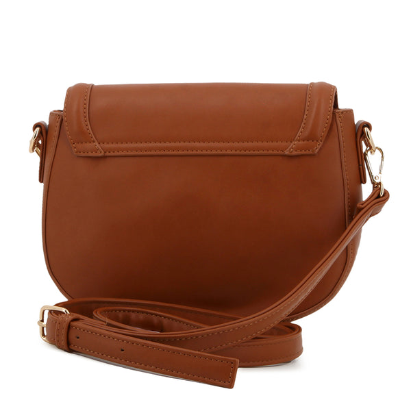 Pierre Cardin Jessie Saddle Crossbody Bag - Tan