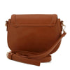 Pierre Cardin Jessie Saddle Crossbody Bag - Tan