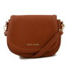 Pierre Cardin Jessie Saddle Crossbody Bag - Tan