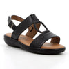 Pierre Cardin Jessie Sandal - Black-Pierre Cardin-Buy shoes online